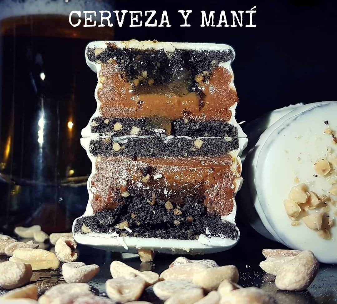 Alfajor Cerveza y Maní